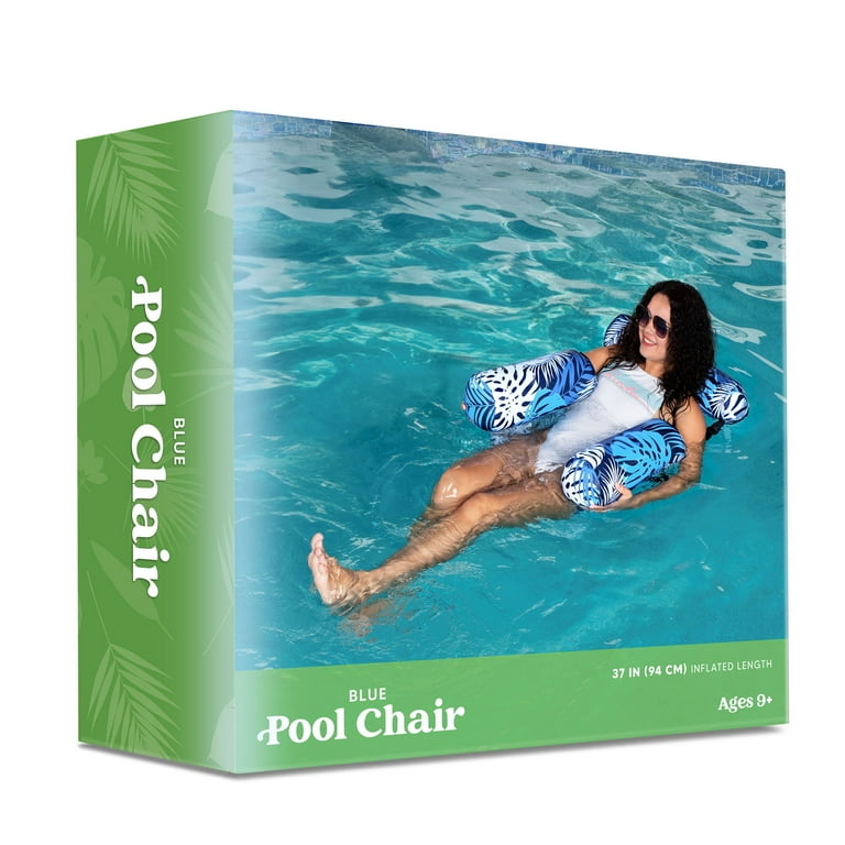 Silla Flotante Plegable De Espuma Para Piscina Y Playa – Tumbona Reclinable Para Adultos Y Niños, Con Gafas, Tapones Y Pinza De Nariz