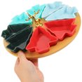 thumbnail image 6 of HONMEET 1 Set Christmas Tree Shaped Platter: Compartment Food Tray For Christmas Appetizers - Fruit Dish & Candy Containers - Snack Organizer Candy Dish (8 Grid), 6 of 7
