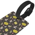 thumbnail image 3 of Kdxio yellow Pumpkin Corn Luggage Tags Privacy Cover ID Label Suitcase Tags Identifiers For School Bags,Suitcases, 3 of 7