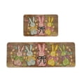 thumbnail image 2 of Easter Decorations Easter Family Decor Rug Kitchen Set Rug Cute Bunny Easter Egg Rug Entrance Hallway Mat Spring Holiday Decor Home Decor Collection, 2 of 6