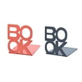 thumbnail image 2 of GOOHOCHY Creative Metal Bookends for Office and Home Decor Assorted Color 4pcs Ideal for Organizing Books and Magazines, 2 of 8