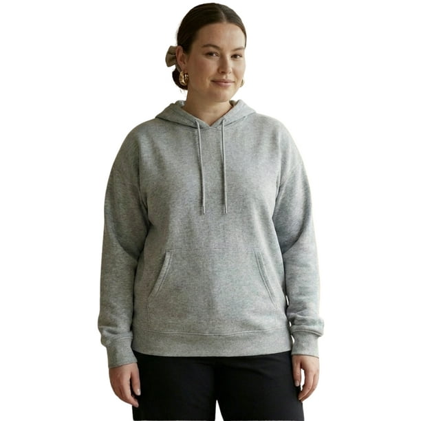 Sudadera Oversize Cómoda Versátil con Capucha y Bolsillo Frontal para Mujer