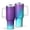 White, variant on 40oz Tumbler with Handle and Straw, Vacuum Insulated Stainless Steel Travel Mug, Fits Car Cup Holder, Neon Fluid Print