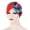Red, variant on Cheers.US Women Knot Headscarf Splicing Design Multiple Functions Headwear Solid Protective Pattern Knot Head Wrap for Taking Shower