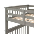 thumbnail image 6 of Twintwin Bunk Bed With Handy Storage Space - Gray Versatile Features For Bedroom And Dorm, 6 of 7
