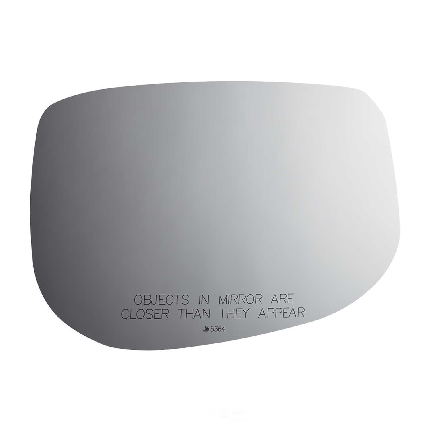 Burco Side View Mirror Replacement Glass - Clear Glass - 5364