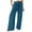 506_Blue, variant on Pants for Womens Cotton Casual Loose Pants Comfy Work Pants With Pockets Elastic High Waist Paper Bag Drawstring Pants Pink XXXL Trousers