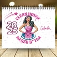 thumbnail image 2 of Clearance!Calendario de escritorio 2025,12 calendario de pared mensual con patrones variados, fácil de colgar, 2 of 9
