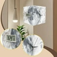 thumbnail image 6 of Decorative Clock Wall Ornament Digital Display Sturdy Metal Design for Study Dorm Kitchen Decoration, 6 of 9
