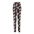 thumbnail image 4 of CEHVOM Pantalon Long à Taille Haute Imprimé de Noël Décontracté pour Femmes, 4 of 6