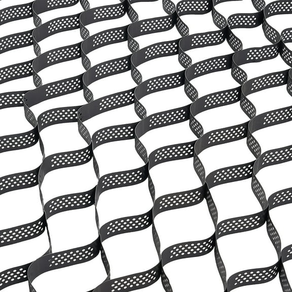 KFFKFF Gravel Grid, 3 Inch Depth, 17.06 x 8.86 FT, 1880 LBS Per Sq ft Ground Stabilizer, Permeable Geo Grids for Driveways, Gardens, Patios, Walkways, RV Parking Slopes