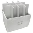 thumbnail image 3 of Sorbus Stemware Storage Chest - Deluxe Quilted Case with Dividers - Service for 12 - Great for Protecting or Transporting Wine Glasses, Champagne Flutes, Goblets, and more (Beige), 3 of 8