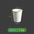 thumbnail image 5 of 50 Count Disposable 7oz Pure White Tasting Cup For Coffee & Tea, 5 of 5