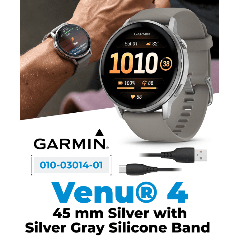 Garmin Venu 4 - 45mm AMOLED Advanced Health & Fitness GPS