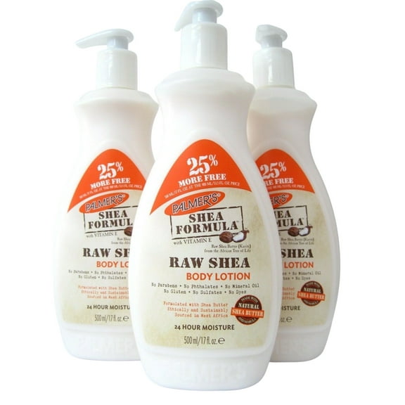 Palmer's Shea Raw Shea Butter Formula Body Lotion 17 oz - 3 PAK