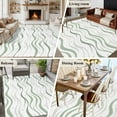thumbnail image 5 of 6x9 Area Rugs for Living Room, Sage Green Non Slip Area Rugs for Kitchen Bedroom Entryway, Waves Modern Abstract Art Washable Carpet Runner Rug Floor Mats for Bedroom Home Decor, 5 of 9