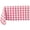Red and White, variant on Yourtablecloth Checkered Vinyl Tablecloth with Flannel Backing for Restaurants, Picnics, Bistros, Indoor and Outdoor Dining Blue and White, 52X70 Rectangle/Oblong