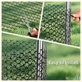 thumbnail image 3 of Troxlin Plastic Wire Mesh Fence Roll, 15.7IN x 26.3FT Plastic Chicken Wire Mesh, Balcony Garden Floral Netting Fencing Barrier for for Crafts, Poultry, Garden,Black(100 tie straps), 3 of 9