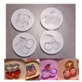 thumbnail image 2 of Ins Cherry Pendant Moulds Handmade Cherry Shape Keychain Silicone Molds For Diy, 2 of 4