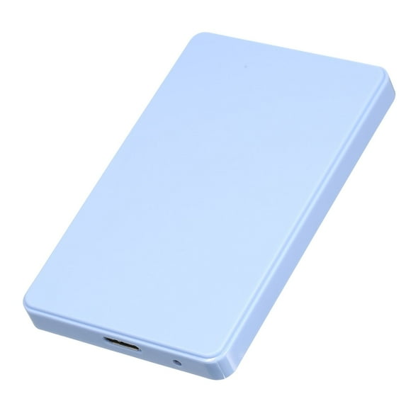 2.5 inch Hard Disk Case USB3.0 External HDD/SSD Enclosure SATA Hard Drive Case Tool-free Design Easy Installation ABS Shell Blue
