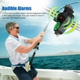thumbnail image 2 of Paquete de 4 alarmas de picadura de pesca, indicador electrónico sensible de alarmas de pesca, campana de alerta de picadura de sonido con luces LED, campanas de pesca, 2 of 5