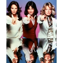 Charlie's Angels Kate Jackson F. Fawcett Jaclyn Smith Pointing 24X36 Classic Hollywood Poster
