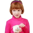 thumbnail image 3 of Boys and Girls Soft Cotton Turtleneck | Hot Pink, 3 of 5
