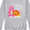 thumbnail image 3 of Care Bears - Leo Cheer Bear - Men's Crew Fleece Sweatshirt, 3 of 5
