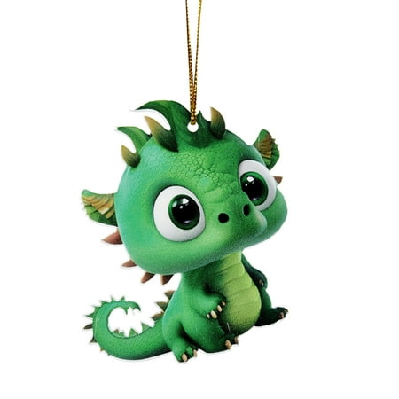 

YIJIAKEJILSL Christmas Ornament Garland Hanging Garland Swinging Pig Chandelier Beads Stained Glass Birds Window Hangings Christmas Garland Decorations for Door Acrylic Beads Clear String