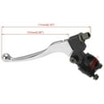 thumbnail image 2 of Mini Bike Brake Lever Kit Drum Brake Cable Shoes Fit for Coleman CT200U CT200U-EX BT200X Baja Warrior Heat MB200 Massimo Axis M200 Predator 212 196cc 200cc Parts With 22mm 7/8" Handle, 2 of 9