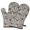 Beagle and Dog, variant on Cute Oven Mitts,Basset Hound Dog and Flower-1 Oven Mitt 2-Pack Set,Kitchen Gloves for Oven,Heat Resistant Oven Mitts 7.7"x12"