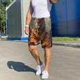 thumbnail image 6 of Logiee Jungle Meditating Lion Print Men's Pajama Shorts with Drawstring & Pockets,Sleep Shorts for Men,Sleepwear Bottoms,Elastic Waistband Loungewear-X-Large, 6 of 6
