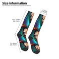 thumbnail image 3 of Saiise Chucky Ad Funny Socks Men Women Boys Kids Adults Novelty Graphic Crew Tube Socks Crazy Design Casual Dress Socks for Sports,Running,Travel, 3 of 7