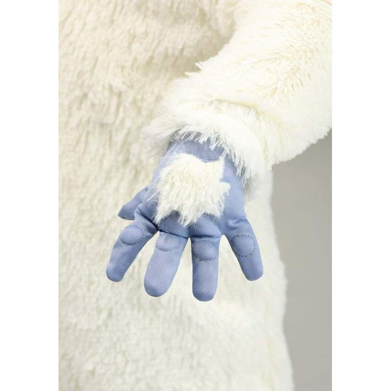 Lavender Yeti mascot costume character dressed with a Capri Pants and  Cufflinks - Mascot Costumes -  Sizes L (175-180CM)