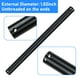 thumbnail image 5 of Extensión de ventilador de techo Downrod YEXEXINM de 46 cm, color negro mate, 5 of 7