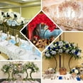 thumbnail image 5 of Efavormart 38" Gold Metal Floral Arch Frame Wedding Table Centerpiece Stand With Curvy Design, Large Table Display Or Aisle Prop, 5 of 11