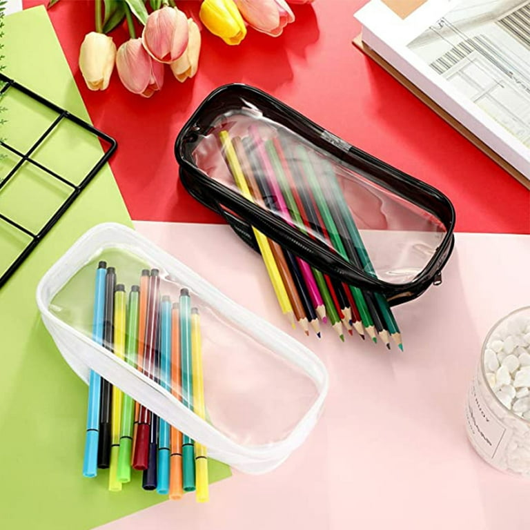 Livhil Pink Pencil Case Large Capacity Pencil Pouch Handheld Pen Bag, Cute  Pencil Case for Girls Cute Pencil Pouch for Girls, Kids Pencil Case Pencil