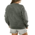 thumbnail image 2 of Women's Gameday Couture  Charcoal Atlanta United FC Fleece Pullover Sweatshirt, 2 of 2