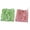 Green and pink, variant on Gentle Exfoliating Bath Sponge Rich Lather Soap Net Body Scrubber for Shower