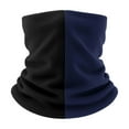 thumbnail image 5 of Men's Windproof Neck Gaiter Under $5! Kadlawus Men's Cycling Windproof Neck Cover, Double Layer Fleece Warm Scarf Balaclava, Color Blocked Skiing Sports Face Mask, Cold Weather Neck Gaiter, 5 of 5