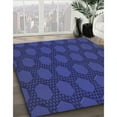 thumbnail image 2 of Ahgly Company Indoor Rectangle Patterned Denim Dark Blue Area Rugs, 2' x 3', 2 of 6