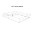 thumbnail image 2 of Isaac Jacobs 11x14 Clear Acrylic Serving Tray with Cutout Handles, 2 of 7