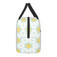 thumbnail image 4 of YFYANG Portable Waterproof Insulated Lunch Bag, Abstract Geometric Floral Pattern Reusable Cooler Bag / Picnic Bag for Adults Teens, 4 of 9