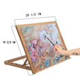 thumbnail image 2 of Falling in Art Extra Large 5-Position Wood Drafting Table Easel Drawing and Sketching Board, 29 1/2 Inches by 19 2/3 Inches, 2 of 5