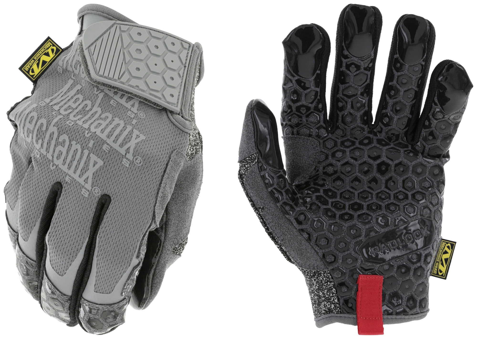 Mechanix Wear Grip Glove, Padlock silicon no slip grip Men's Size XL