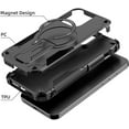 thumbnail image 3 of for iPhone 13 Pro Max Case Heavy Duty Drop Protection Case with Magnetic Invisible Stand Rugged Full Body Shock Resistant  Protective Phone Case - Black, 3 of 7
