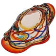 thumbnail image 5 of GlassOfVenice Murano Glass America Centerpiece Bowl, 5 of 7