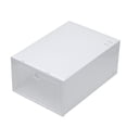 thumbnail image 1 of Paquete de 3 cajas de almacenamiento de zapatos, organizador de zapatos apilable de plástico transparente para armario, contenedores para zapatillas, soportes para contenedores, 1 of 5