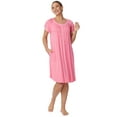thumbnail image 5 of Aria Women's Raglan Sleeve Scoop Neck 40" Nightgown, Sizes XS to 5X, 5 of 7