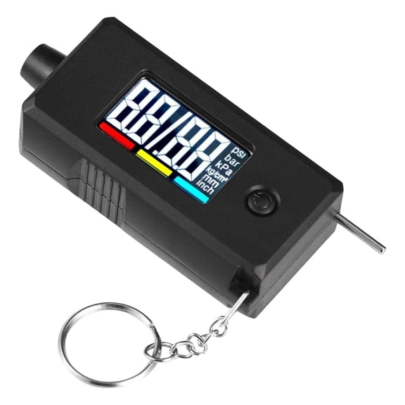 Auto Digital Tire Pressure Gauge Reader Checker LCD Display Portable Plastic for Bicycle Car Truck